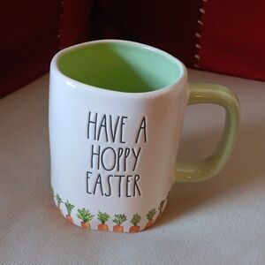 Rae Dunn Easter Mug with Green Handle